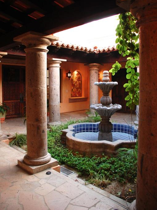 Hacienda style home
